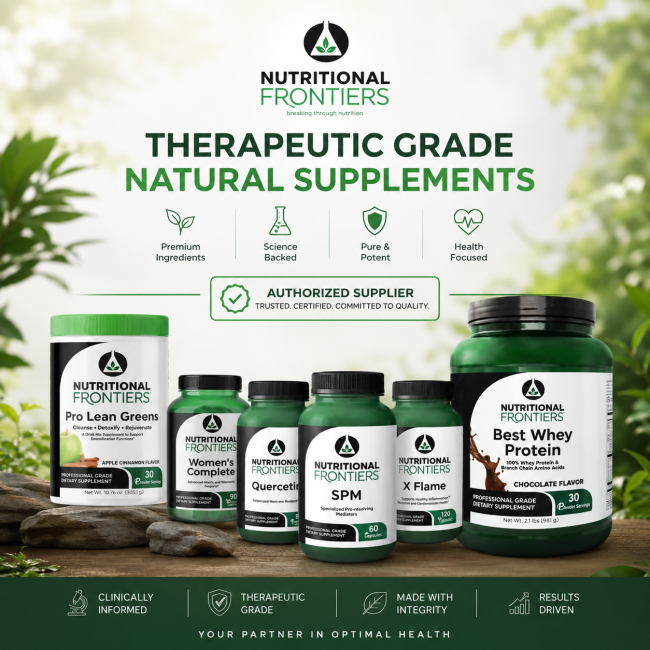 Authorized supplier of Nutritional frontiers